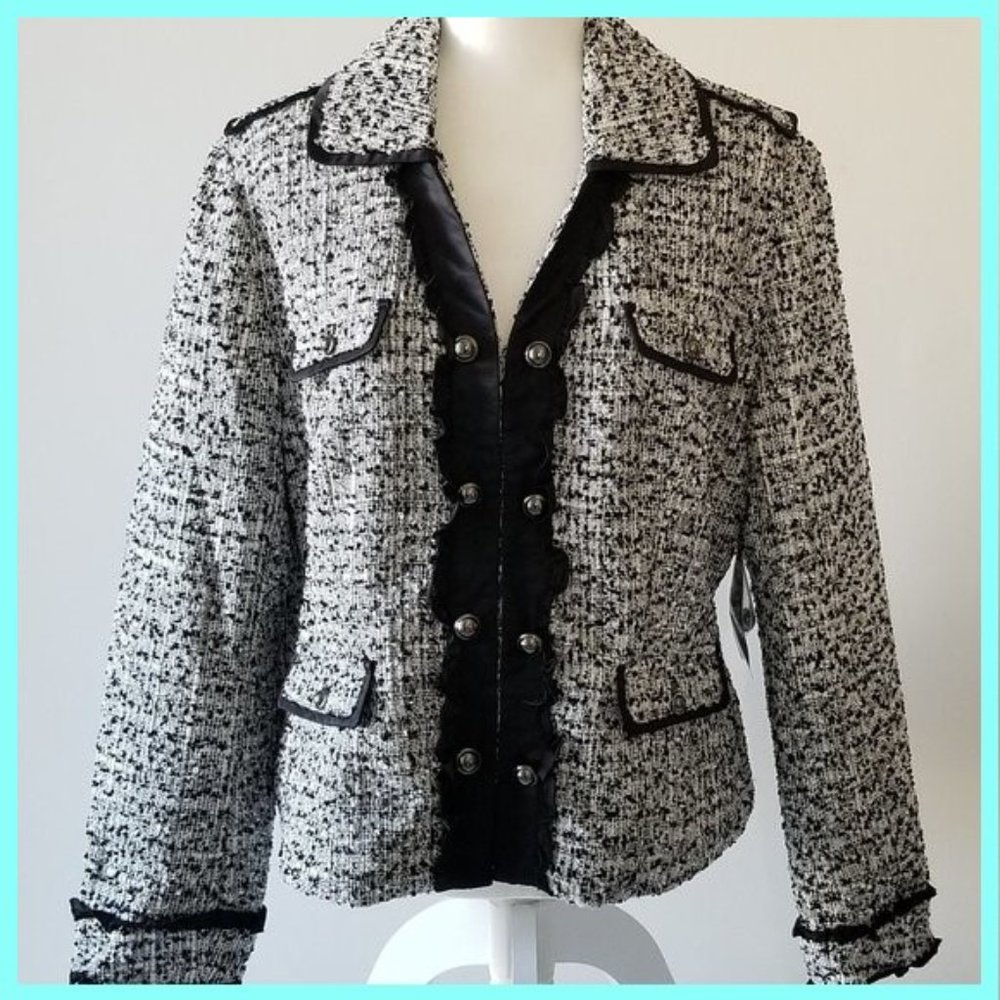 Katherine New York Tweed Jacket Size XL NWT